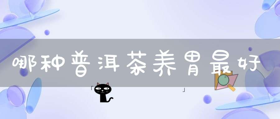 哪种普洱茶养胃最好