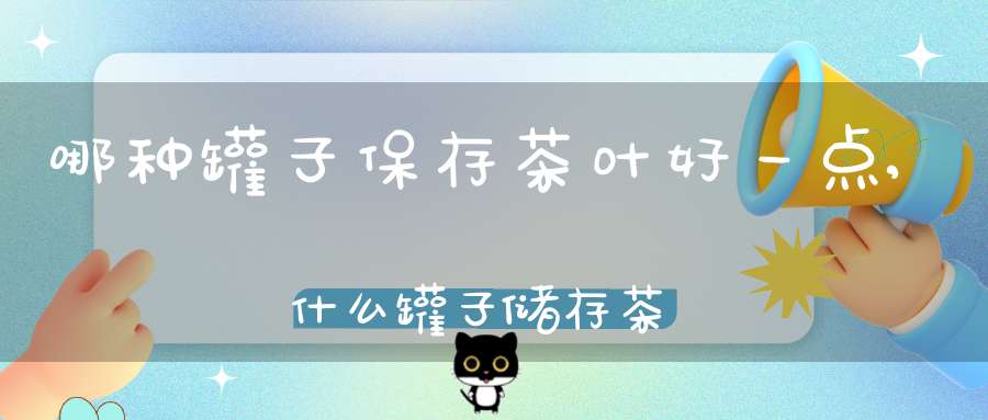 哪种罐子保存茶叶好一点,什么罐子储存茶叶好