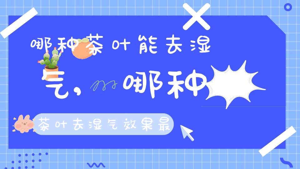 哪种茶叶能去湿气,哪种茶叶去湿气效果最好