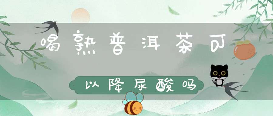 喝熟普洱茶可以降尿酸吗