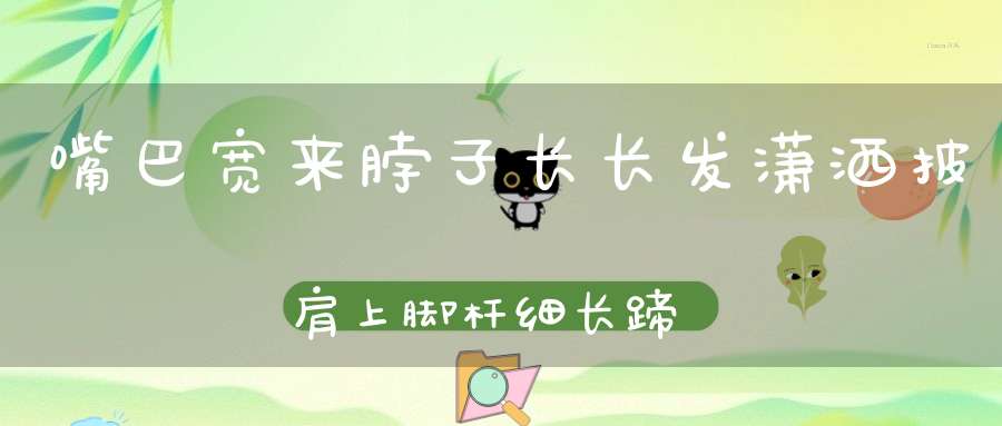 嘴巴宽来脖子长，长发潇洒披肩上，脚杆细长蹄子亮，撒腿一跑嗒嗒响。 （猜一动物）