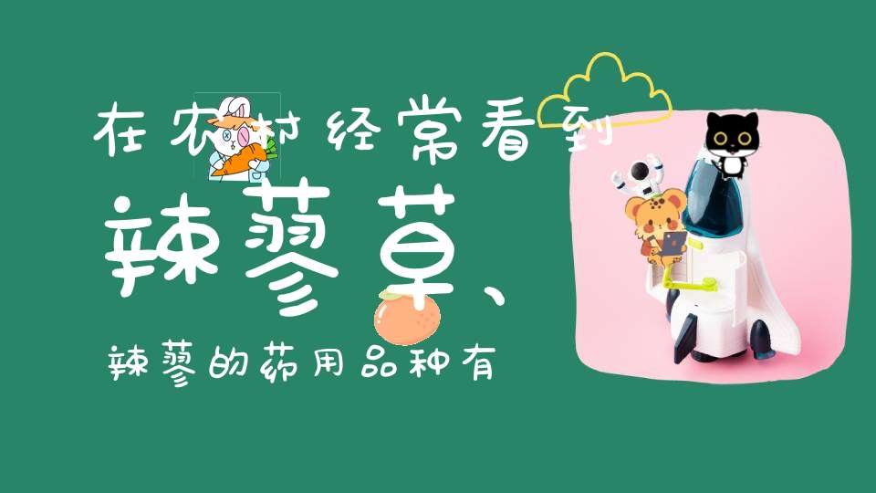 在农村经常看到辣蓼草、辣蓼的药用品种有多少种？