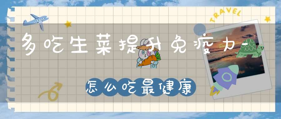 多吃生菜提升免疫力-怎么吃最健康