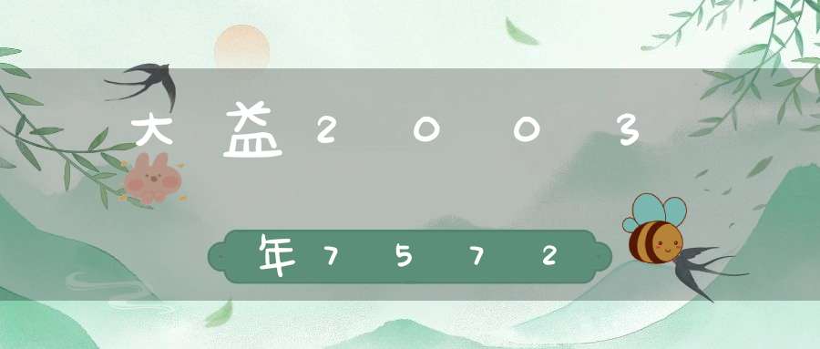 大益2003年7572