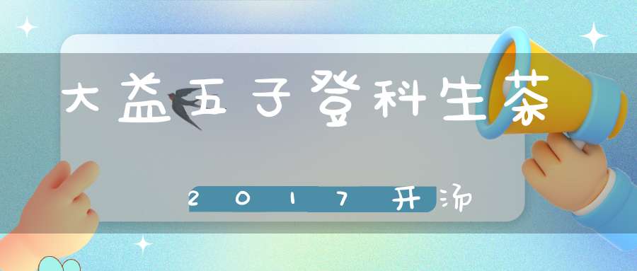 大益五子登科生茶2017开汤