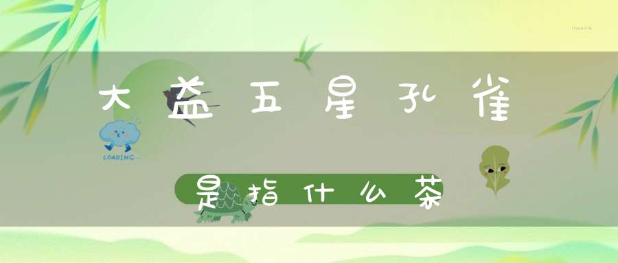 大益五星孔雀是指什么茶