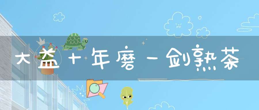 大益十年磨一剑熟茶