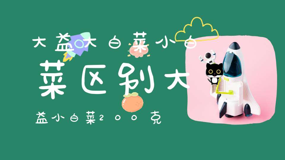 大益大白菜小白菜区别大益小白菜200克