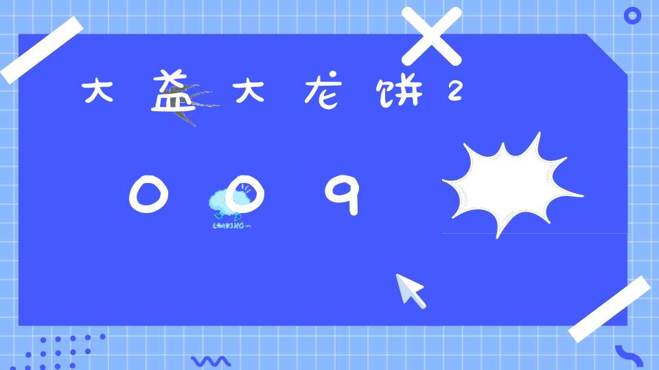 大益大龙饼2009
