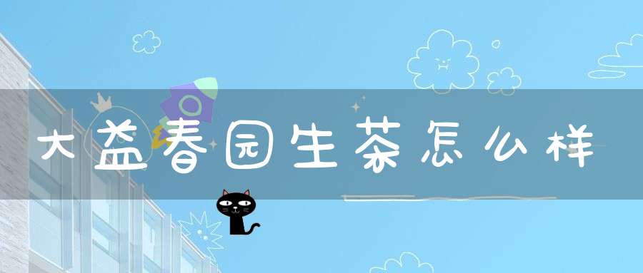 大益春园生茶怎么样