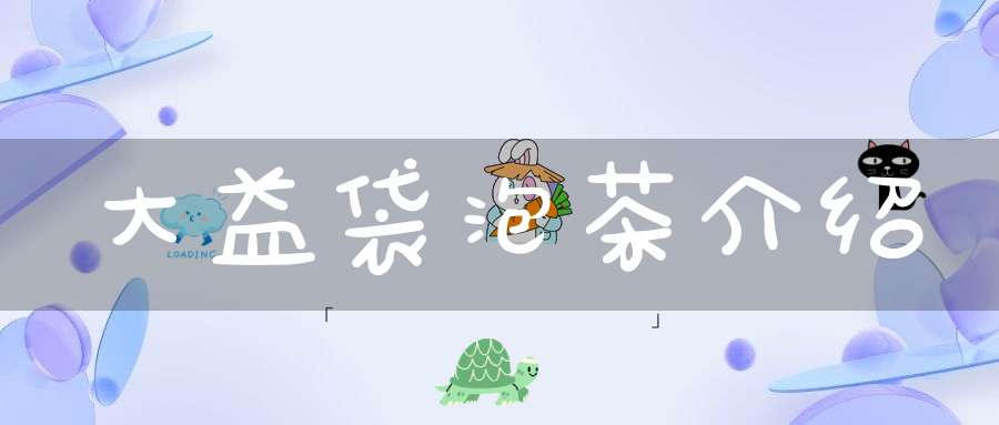 大益袋泡茶介绍