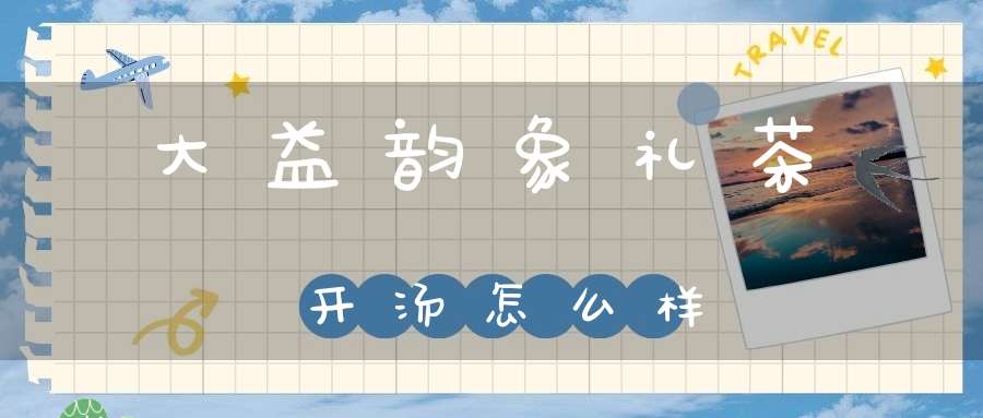 大益韵象礼茶开汤怎么样