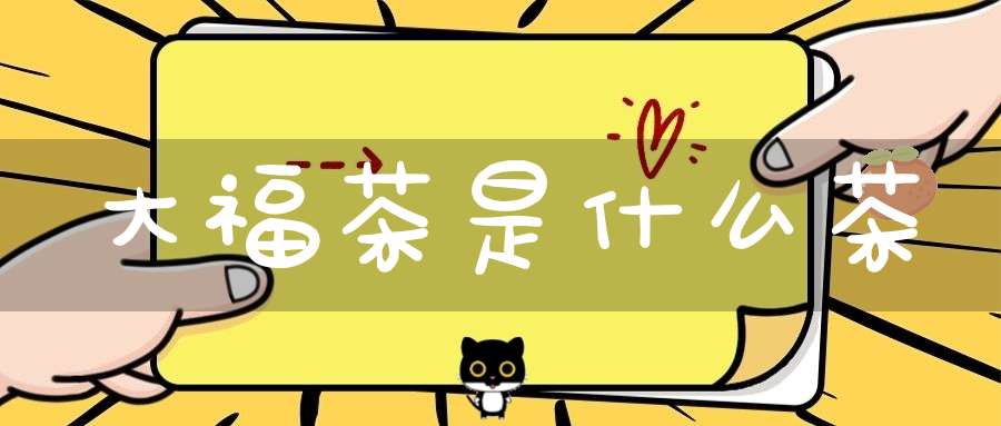 大福茶是什么茶