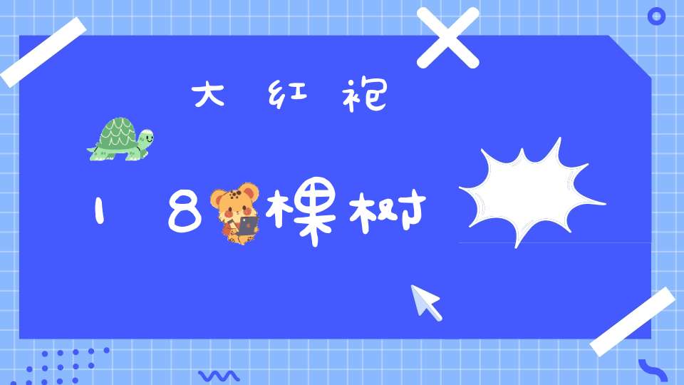 大红袍18棵树