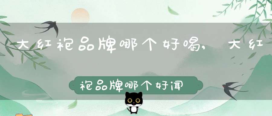 大红袍品牌哪个好喝,大红袍品牌哪个好闻