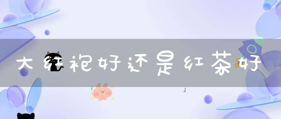 大红袍好还是红茶好