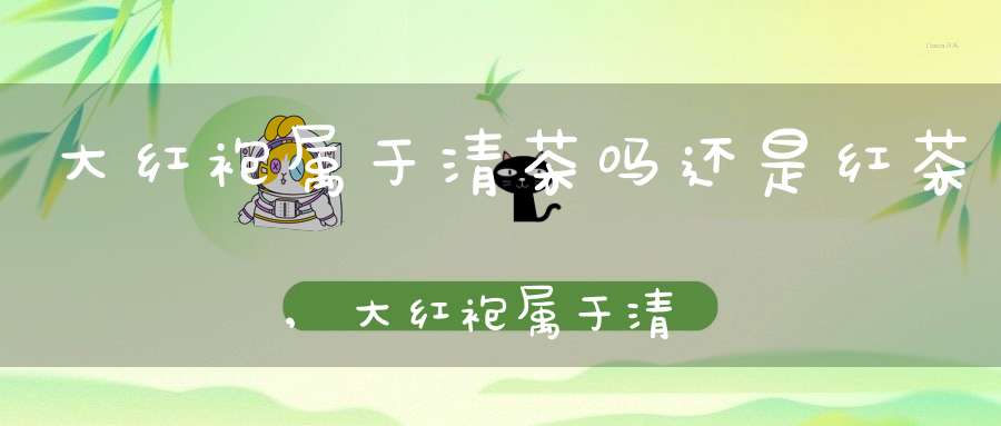 大红袍属于清茶吗还是红茶,大红袍属于清茶吗还是浓茶
