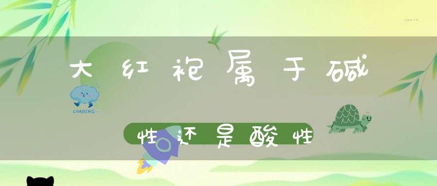 大红袍属于碱性还是酸性