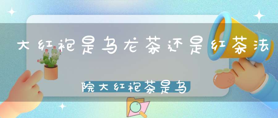 大红袍是乌龙茶还是红茶法院大红袍茶是乌龙茶吗