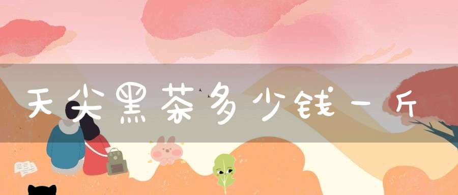 天尖黑茶多少钱一斤