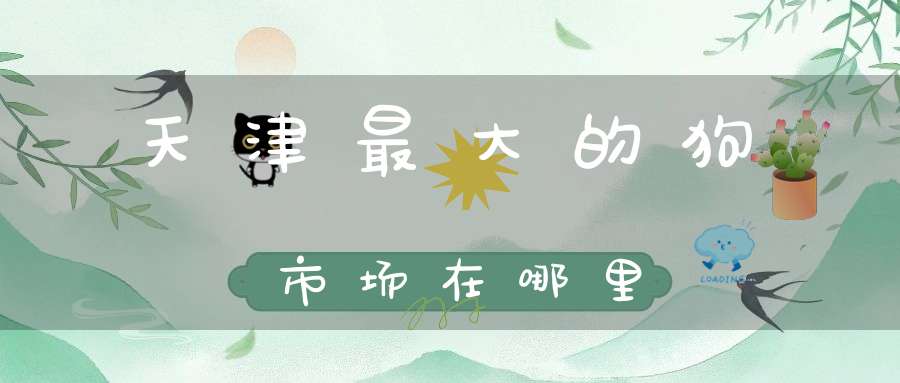 天津最大的狗市场在哪里