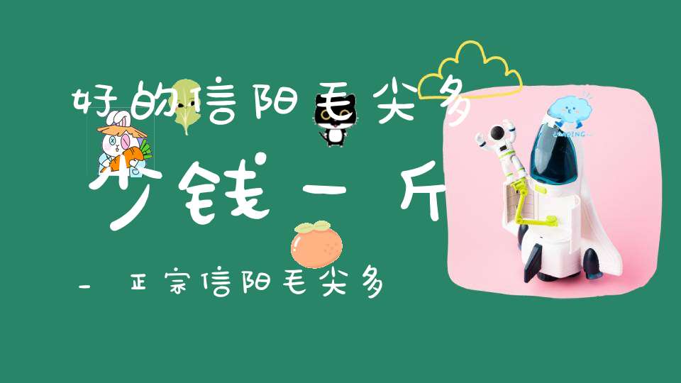 好的信阳毛尖多少钱一斤_正宗信阳毛尖多少钱一斤