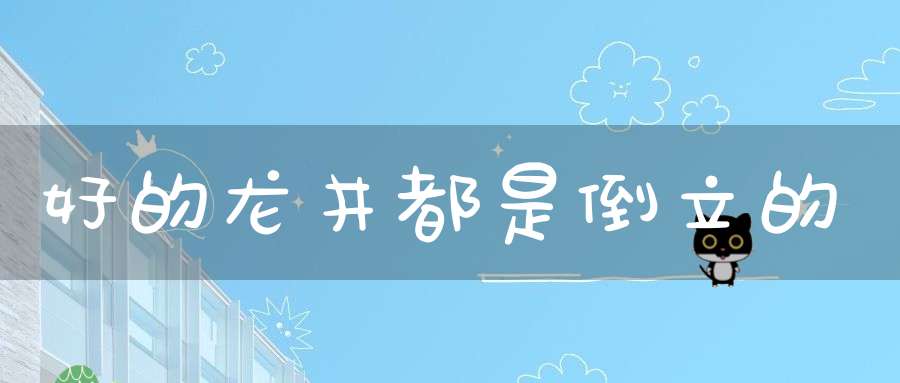 好的龙井都是倒立的