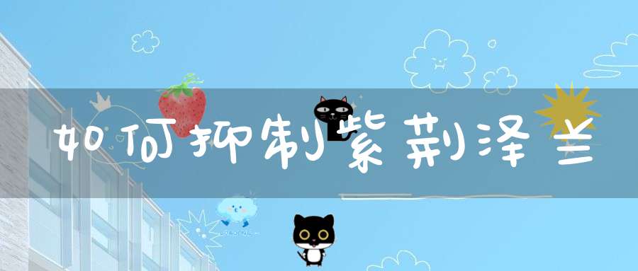 如何抑制紫荆泽兰？