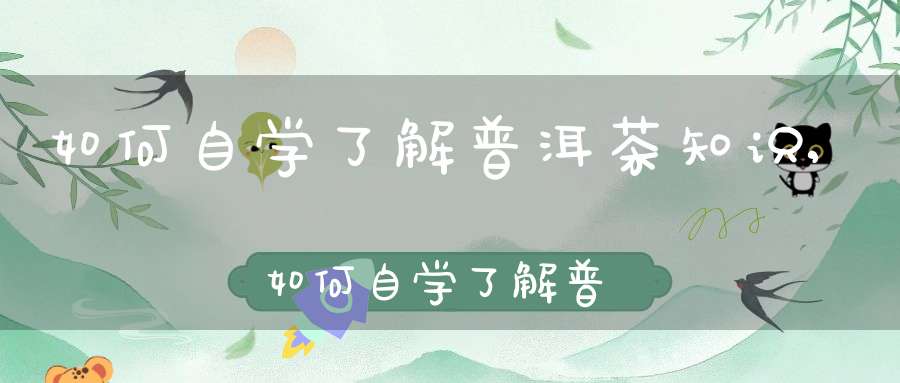 如何自学了解普洱茶知识,如何自学了解普洱茶的特点