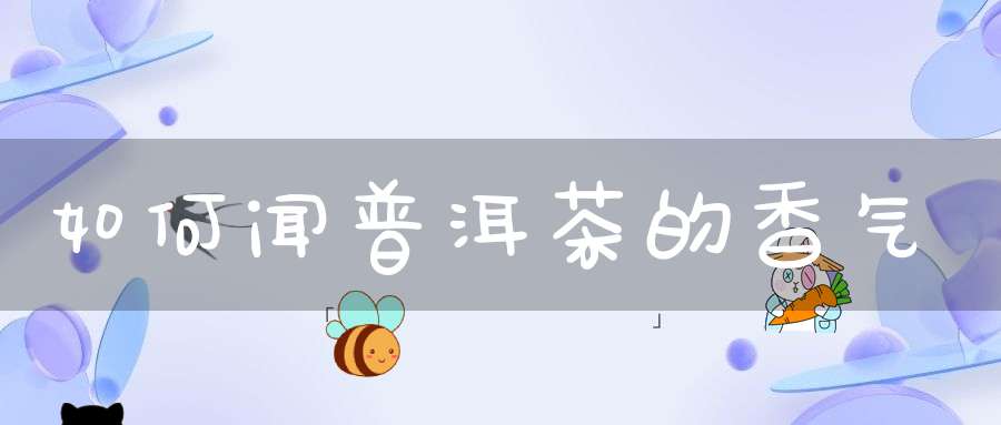 如何闻普洱茶的香气