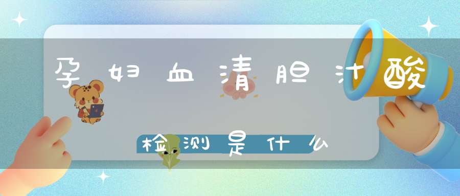 孕妇血清胆汁酸检测是什么
