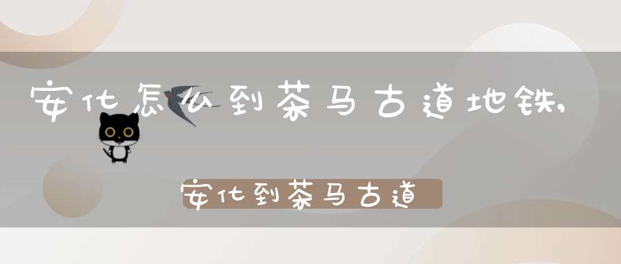 安化怎么到茶马古道地铁,安化到茶马古道怎么坐车