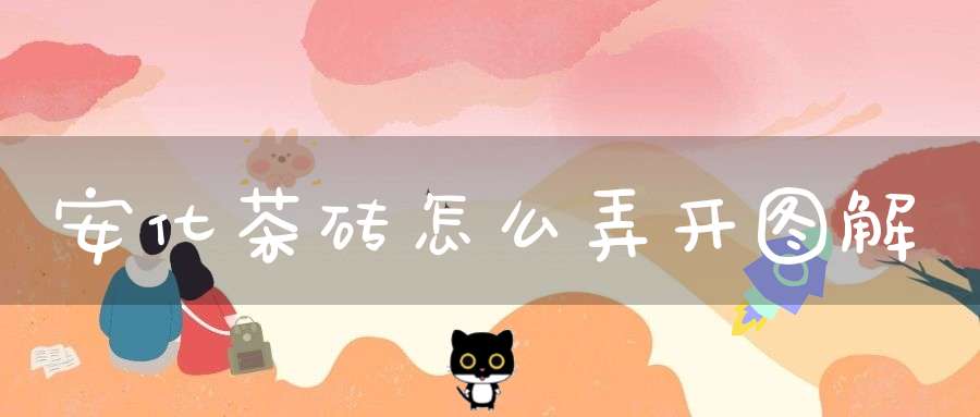 安化茶砖怎么弄开图解
