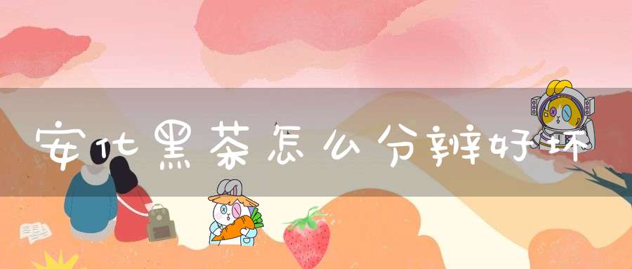 安化黑茶怎么分辨好坏