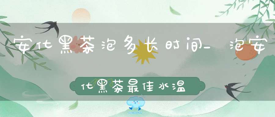 安化黑茶泡多长时间_泡安化黑茶最佳水温
