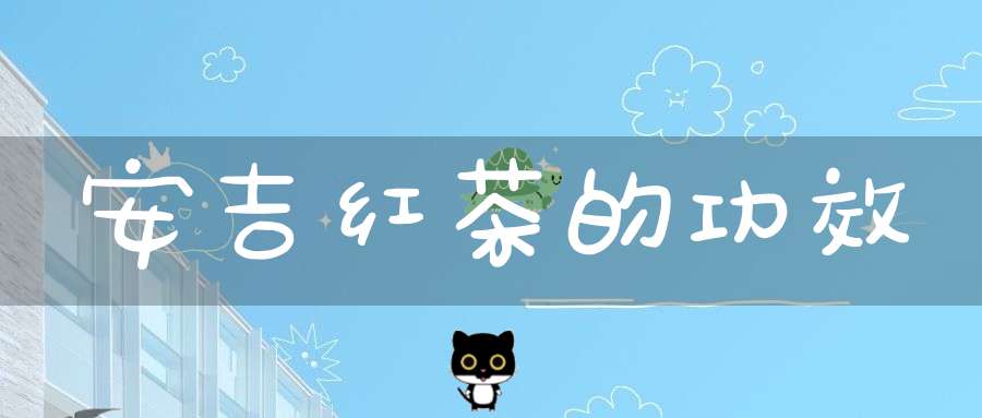 安吉红茶的功效