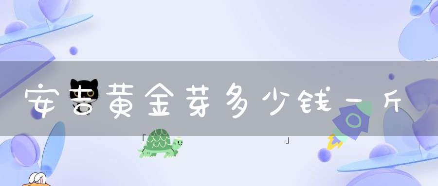 安吉黄金芽多少钱一斤