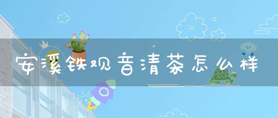 安溪铁观音清茶怎么样