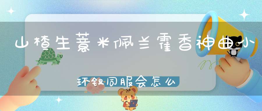 山楂生薏米佩兰霍香神曲小环钗同服会怎么样？