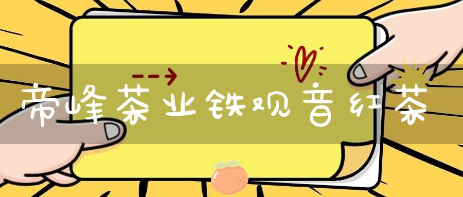 帝峰茶业铁观音红茶