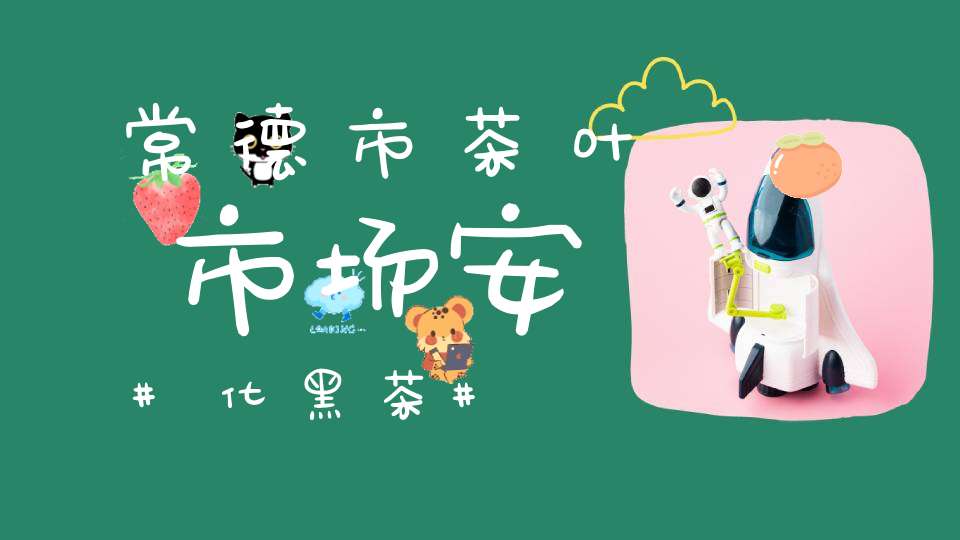 常德市茶叶市场安化黑茶