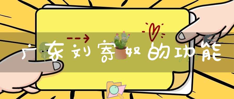 广东刘寄奴的功能？