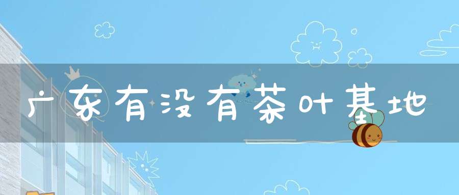 广东有没有茶叶基地