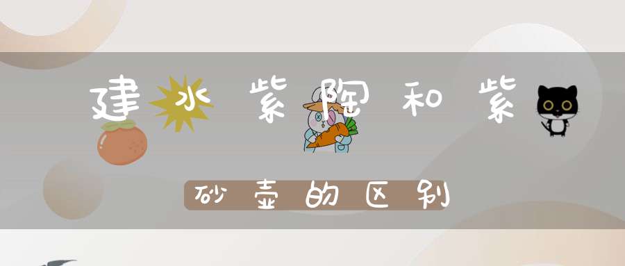 建水紫陶和紫砂壶的区别