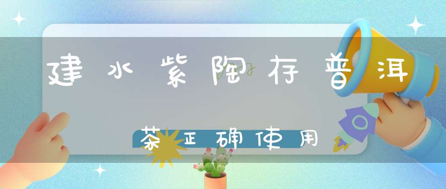 建水紫陶存普洱茶正确使用