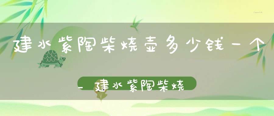 建水紫陶柴烧壶多少钱一个_建水紫陶柴烧壶价格