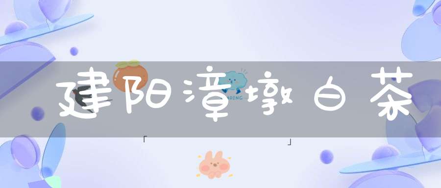 建阳漳墩白茶