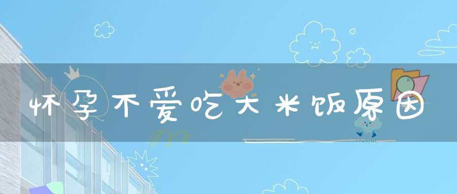 怀孕不爱吃大米饭原因