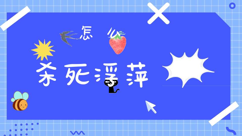 怎么杀死浮萍？