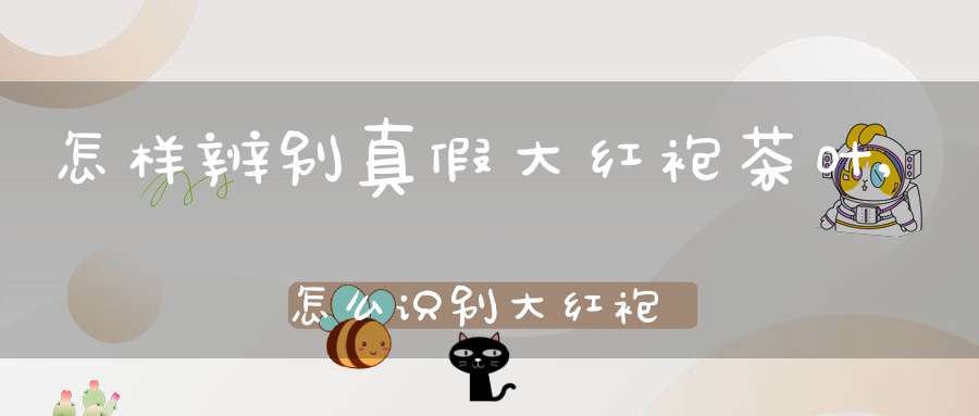 怎样辨别真假大红袍茶叶,怎么识别大红袍茶真假